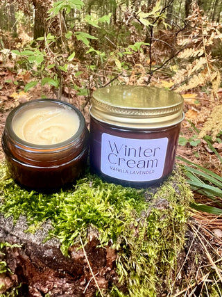 Winter cream, organic natural moisturizer