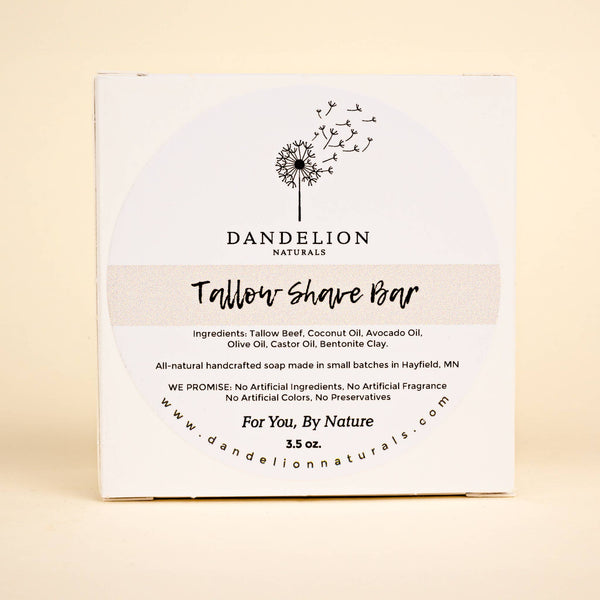 Shave Bar | Shave Puck | Tallow | Unscented