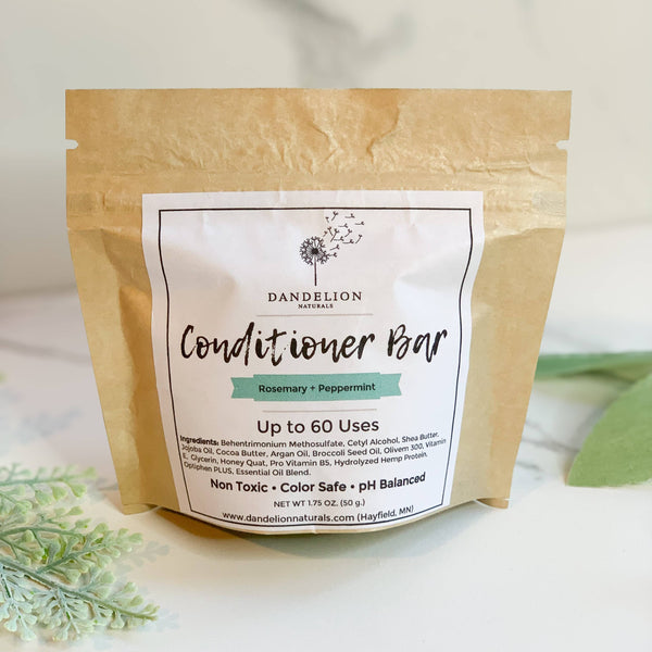 Conditioner Bar | Rosemary +Mint | Packaged: Rosemary Mint