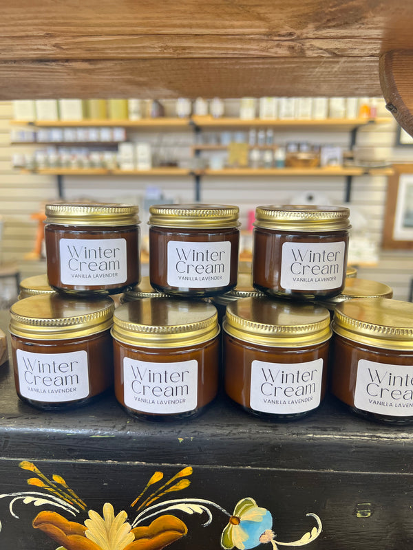 Winter cream, organic natural moisturizer