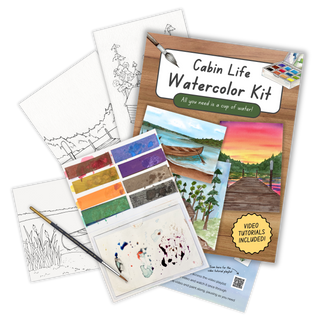 Cabin Life Watercolor Kit