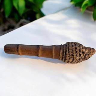 Natural Bamboo Root Scoop | Sensory & Montessori