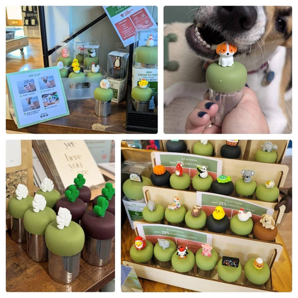 Orange Slice | Floating Tea Steeper | Green Base | Orange