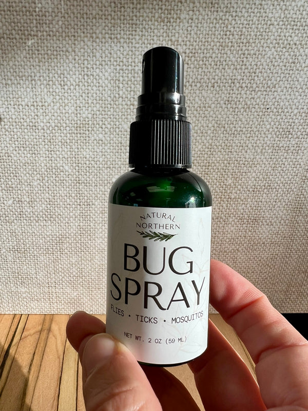 Natural Bug Spray for Ticks, Mosquitoes + Flies