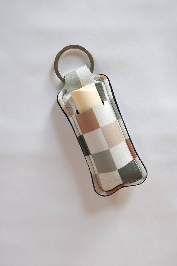 Chapstick Holder Keychain, Lip Balm & Stick Holder Keychain: 40 colorful flower