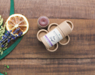 Beeswax Tinted Lip Balm - Plum Delight