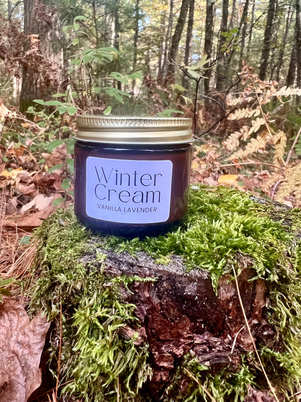 Winter cream, organic natural moisturizer