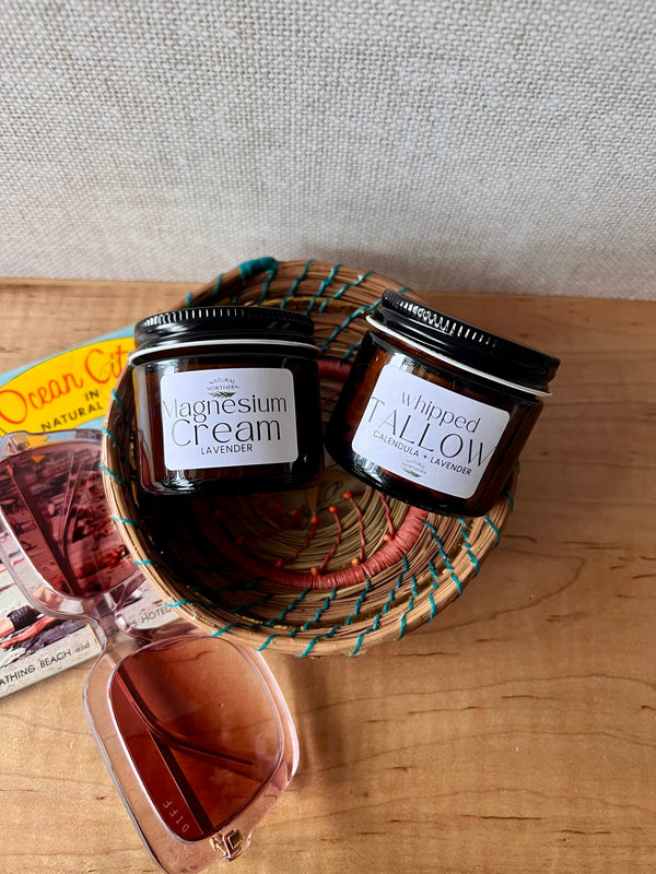 LIMITED Spring Travel Duo- Magnesium Cream + Whipped Tallow