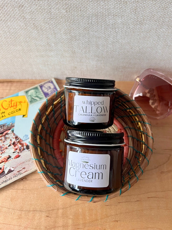 LIMITED Spring Travel Duo- Magnesium Cream + Whipped Tallow