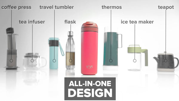 Recharge Pro Travel Mug w/ Built-in Brewing System: Mint