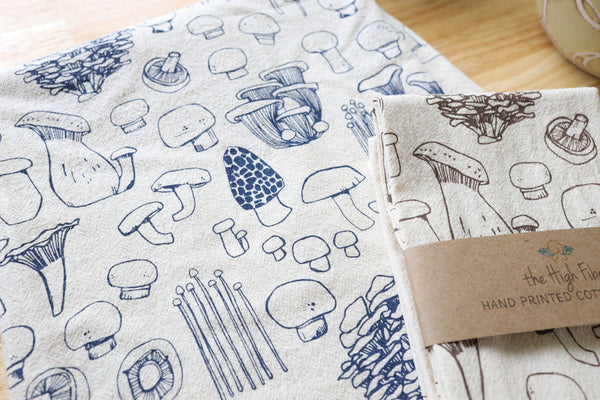 Mushroom Tea Towel