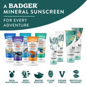 Badger Mineral Daily Sunscreen SPF 30, with Zinc Oxide: 4 fl oz tube
