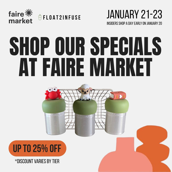 Orange Slice | Floating Tea Steeper | Green Base | Orange