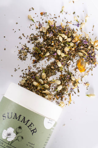 Summer Herbal Tea | Cooling & Calming Refresh