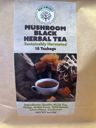 Mushroom Black Herbal Tea