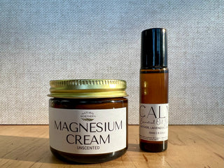 Magnesium Cream + Calming Roll-On | School Night Reset Duo
