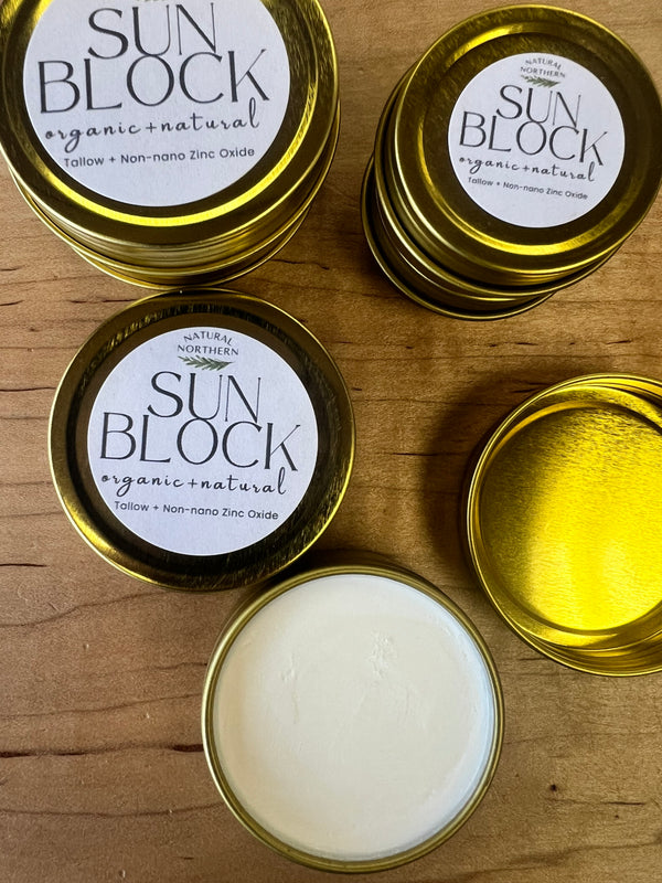 Sunscreen | non-nano zinc + tallow