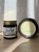 Natural Northern in Minocqua Wi's bestselling magnesium cream for restless legs in a limited edition 1oz mini jar, wintergreen and lavender blend. 