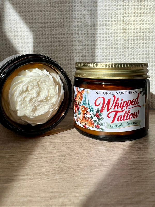 Whipped Tallow for deep moisture + skin barrier support