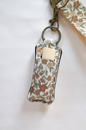Chapstick Holder Keychain, Lip Balm & Stick Holder Keychain: 40 colorful flower