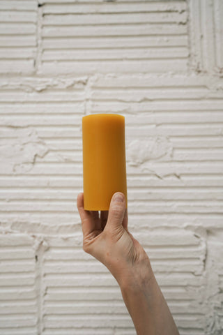 Classic Pillar - 2.5" x 5.5" - Handmade Beeswax Candle