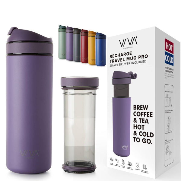 Recharge Pro Travel Mug w/ Built-in Brewing System: Mint