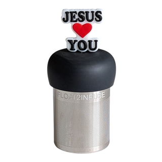 Jesus Loves You | Floating Tea Steeper | Grey Base | White