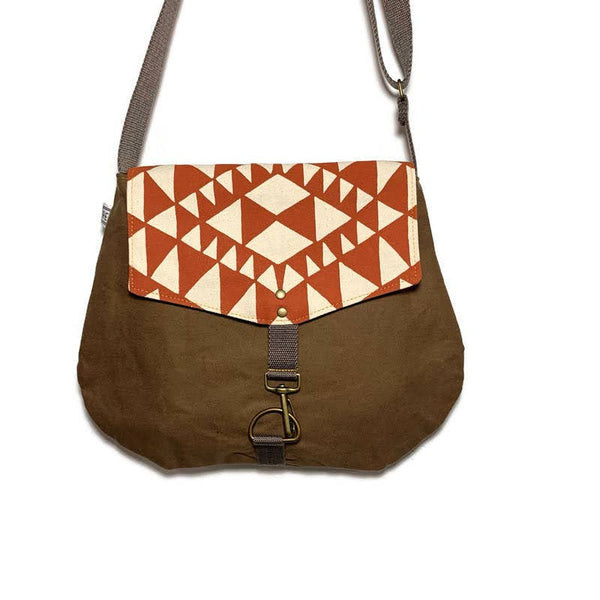 Satchel - Bowtie // Crossbody Bag: Terra Cotta