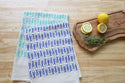 Fish Kitchen Towel, Handprinted Tea Towel