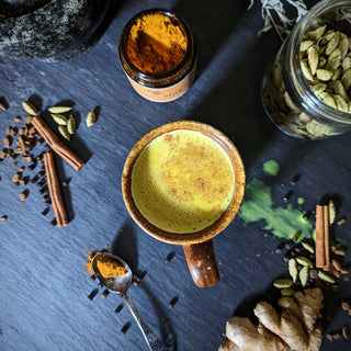 Golden Milk: Glass jar