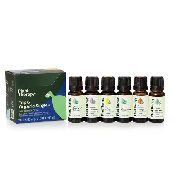 Top 6 Organic Essential Oil Singles Set