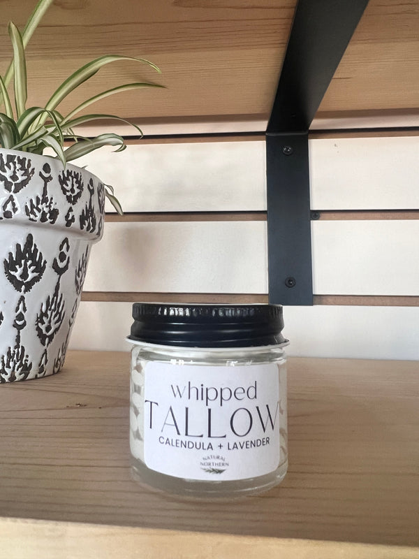 Whipped Tallow Mini Glass Jar