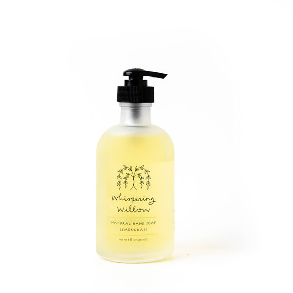 Lemongrass Hand Soap - Glass Pump (8oz)
