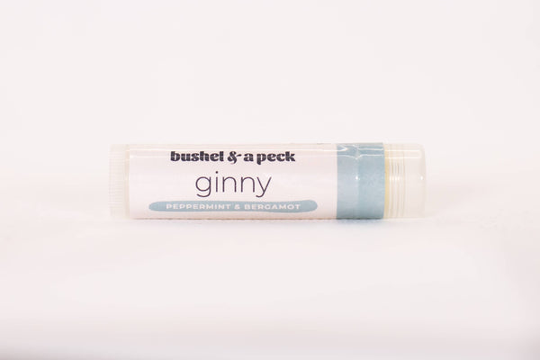 Organic Lip Balm: Ginny- Peppermint + Bergamot