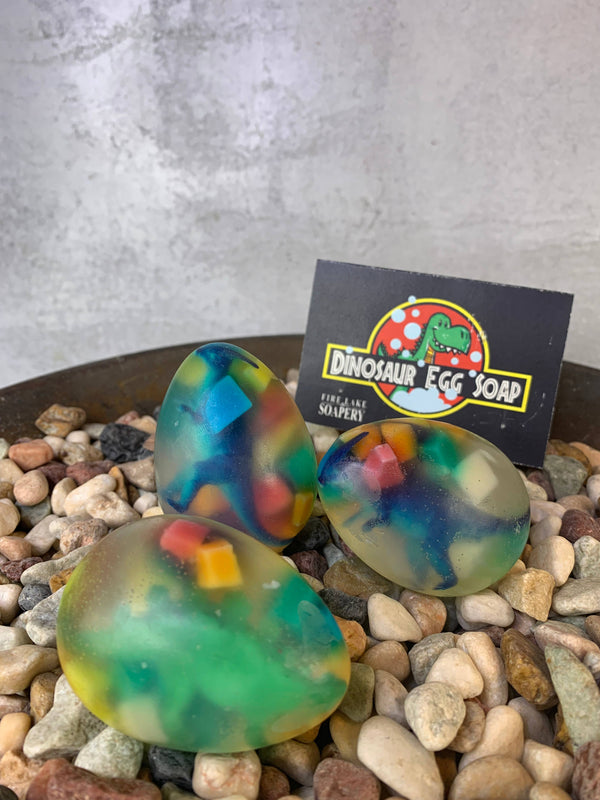Kids Dinosaur Egg Soap