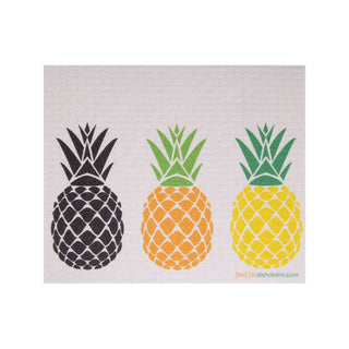 Swedish Dishcloth Three Pineapples Spongecloth