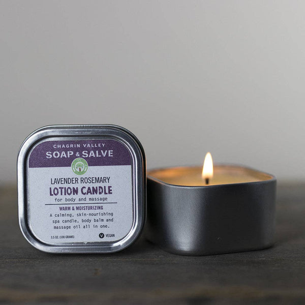 Body & Massage Candle: Lavender Rosemary