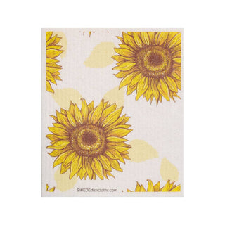 Swedish Dishcloth Blooming Sunflower Spongecloth