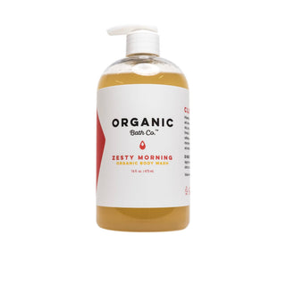 Zesty Morning Organic Body Wash- Orange, Grapefruit, and Tangerine