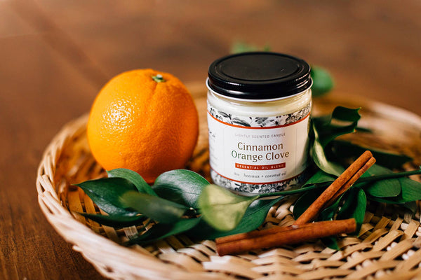 Cinnamon Orange Clove Essential Oil Jar Candle