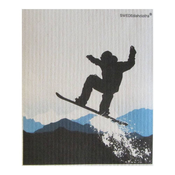 Swedish Dishcloth Snowboard Jumping Spongecloth